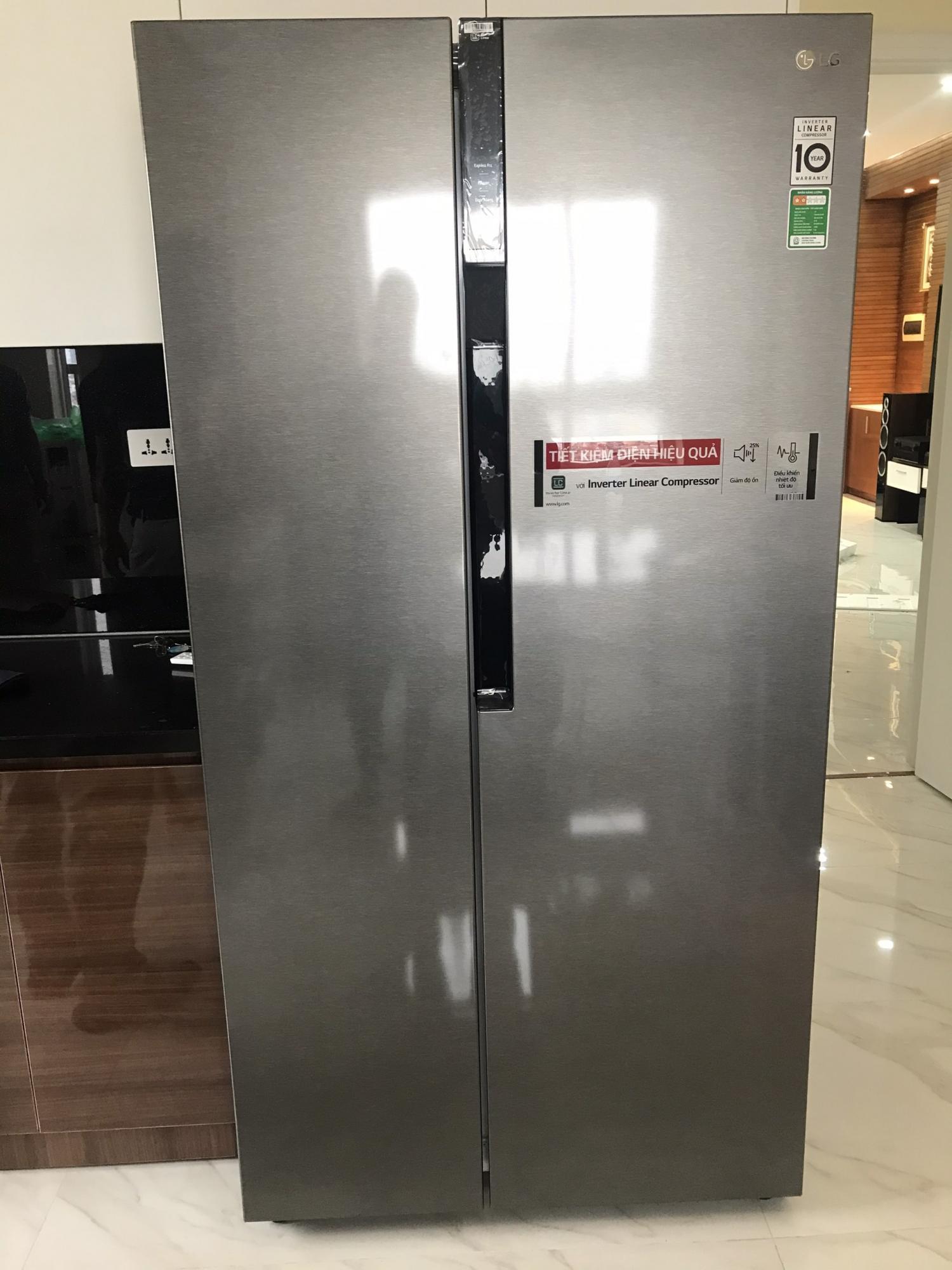 Tủ Lạnh Samsung RS70F65Q3TSV Inverter 655 Lít Side By Side 2 tủ lạnh side by side