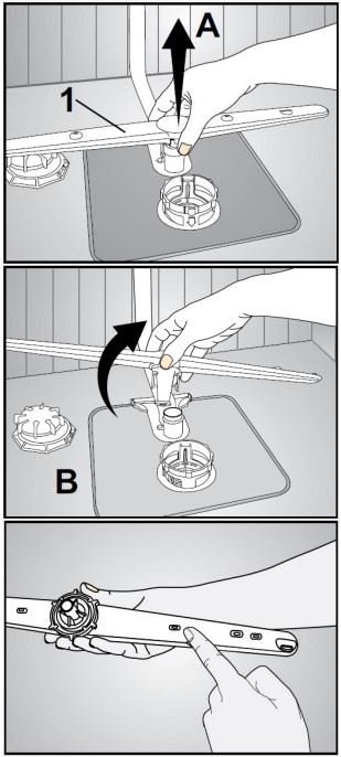 1. Hướng dẫn làm vệ sinh máy rửa bát Nagakawa