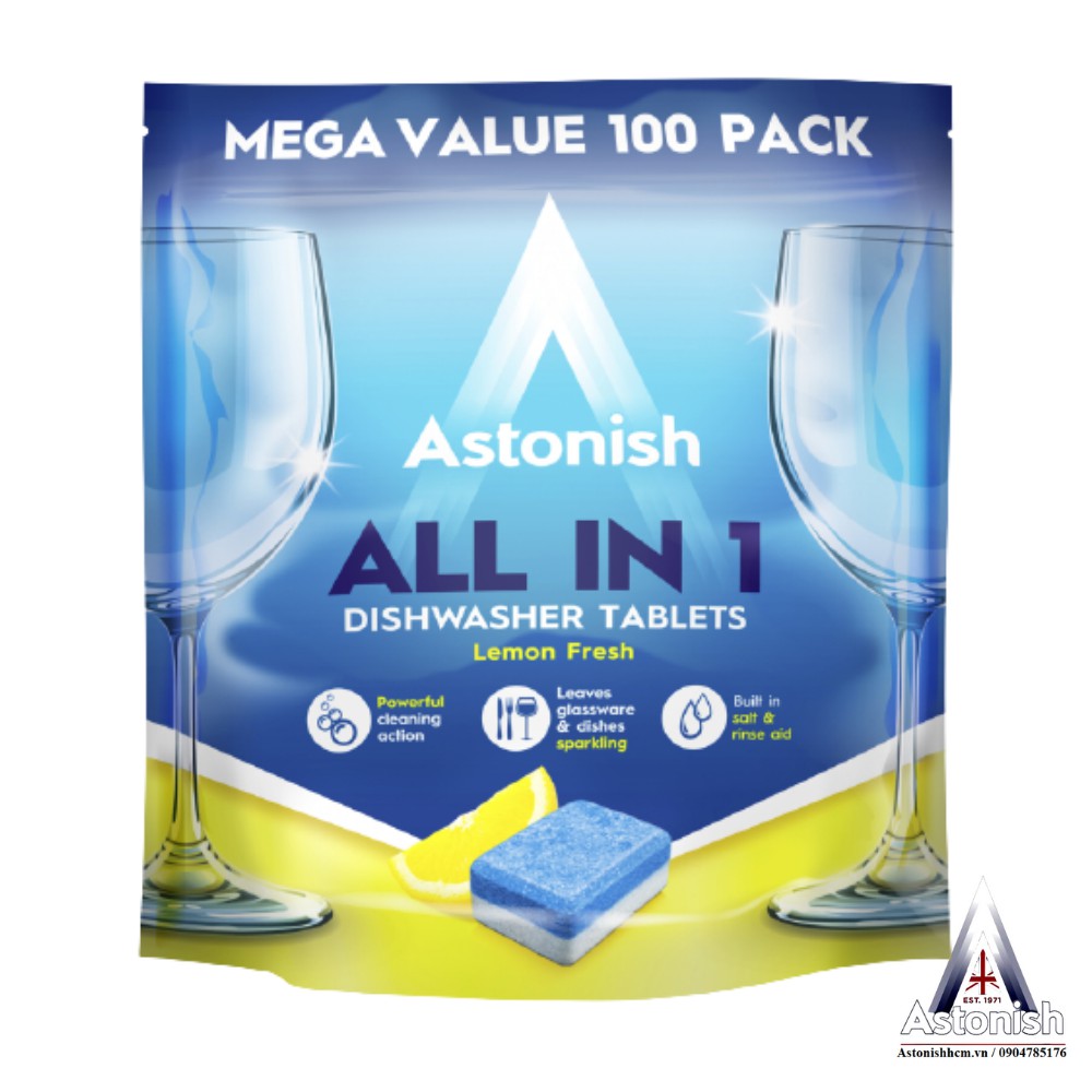 Viên rửa chén bát All in one Astonish C2170