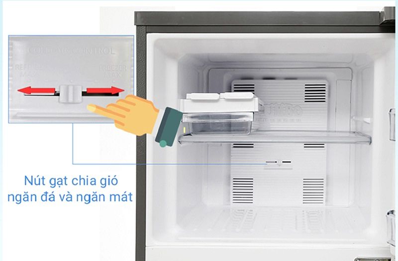 2.2. Chỉnh nhiệt độ tủ lạnh Panasonic thế hệ mới