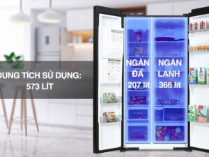 Tủ lạnh Hitachi Inverter 573 lít R-SX800GPGV0 5 Tủ lạnh Hitachi Inverter 573 lít R-SX800GPGV0 GBK - Ngăn lạnh và ngăn đá
