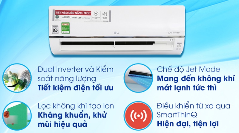 Công nghệ bên trong máy lạnh LG Inverter