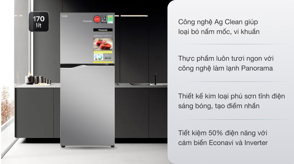 Tủ lạnh Panasonic được trang bị nhiều công nghệ hiện đại