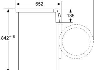 Máy sấy quần áo bơm nhiệt Bosch WTX87M40 6 May Say Bosch WTX87M40 Series 8 10