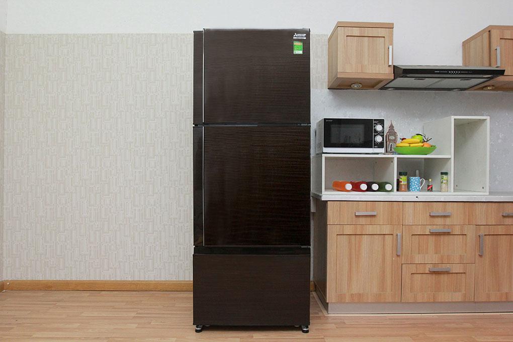 Tủ lạnh Misubishi MR-V50ER-BRW-V thiết kế hiện đại sang trọng