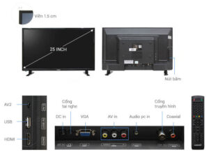 Tivi Led ASANZO 25S200T2 25 inch 4 Tivi Led Asanzo 25 inch 25S200T2