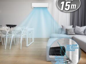 Luồng gió thổi xa tới 15 mét nhờ công nghệ AEROWINGS mới cải tiến