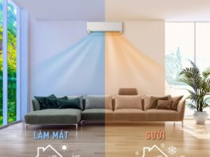 Duy trì không khí ấm áp/mát mẻ vào bất kỳ mùa nào trong suốt cả năm