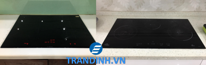 Bếp từ Arber AB-222S 12 7. Tổng kho bếp Trần Đình lắp đặt thực tế bếp từ 3 vùng nấu