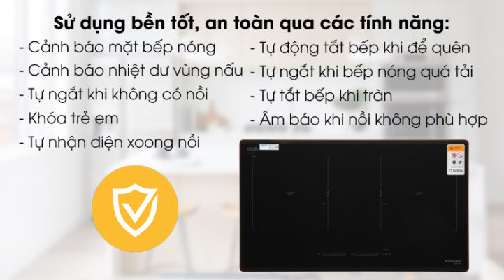 Các chức năng của bếp
