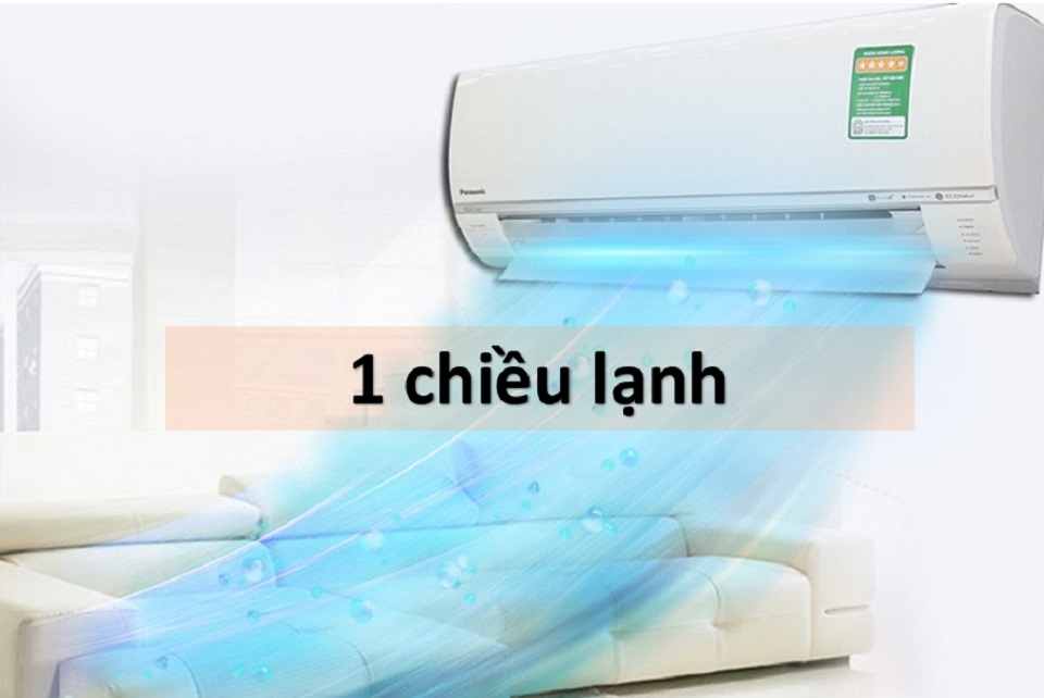 Điều hòa Panasonic 12000 BTU 1 chiều inverter U12ZKH-8 1 2.1 Tại sao gọi là máy lạnh 1 chiều ?
