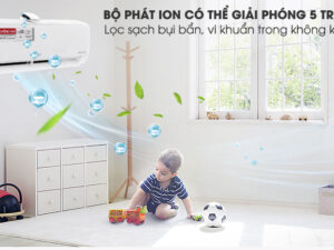 Điều hoà LG V13APFP 12000 btu 1 chiều Inverter 4 Bộ phát ion - Máy lạnh LG Wifi Inverter 1.5 HP V13APF