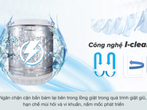 Máy giặt Toshiba 10 kg AW-M1100PV(MK) - Công nghệ I-Clean