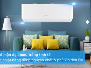 Điều hoà Nagakawa Inverter 1 HP NIS-C09R2T28 5 Máy lạnh Nagakawa Inverter 1 HP NIS-C09R2T28 - Thiết kế hiện đại, dàn tản nhiệt bằng đồng nguyên chất và có phủ lớp Golden Fin