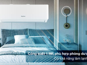 Điều hoà Nagakawa Inverter 1 HP NIS-C09R2T28 6 Máy lạnh Nagakawa Inverter 1 HP NIS-C09R2T28 - Công suất 1 HP, phù hợp phòng dưới 15m2, trang bị tính năng làm lạnh nhanh