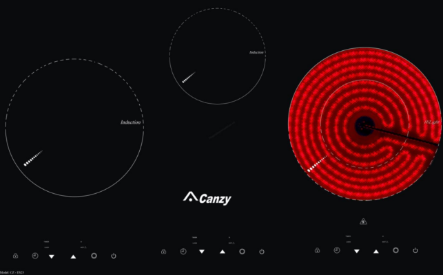2. Bếp từ Canzy sử dụng loại mặt kính nào? 