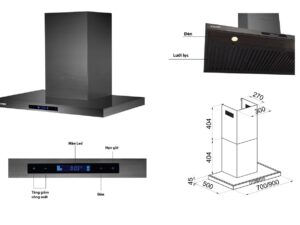 Máy hút mùi Kocher K-225MI (70cm) 5 Máy hút mùi Kocher K 225MI 70CM