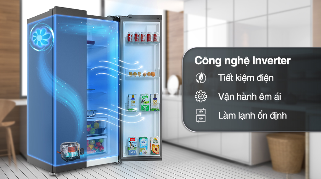 Tủ lạnh Electrolux ESE6600A-AVN sở hữu công nghệ tiết kiệm điện