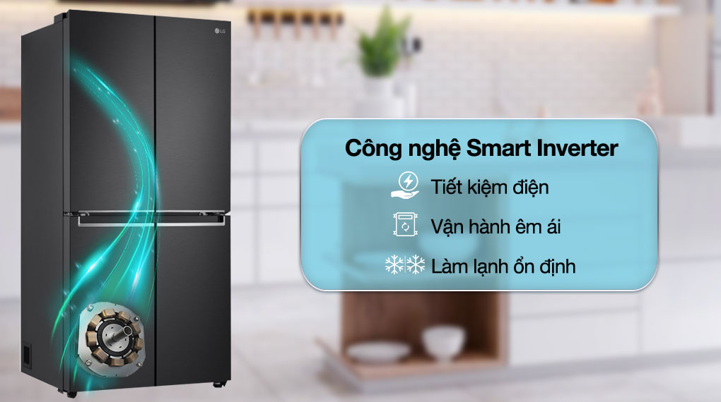 Công nghệ tiết kiệm điện tủ lạnh LG GR-B53MB giá rẻ