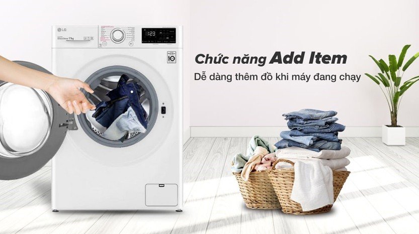 Tiện ích sử dụng máy giặt LG 11 Kg FV1411S4WA