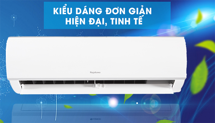 Thiết kế của điều hòa Nagakawa NIS-C09R2H12 9000BTU 1 chiều inverter