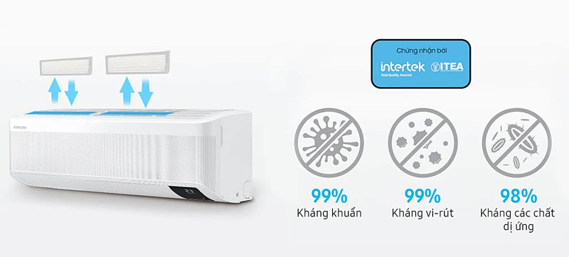 Bộ lọc Tri-Care loại bỏ vi khuẩn, bụi mịn, chống nấm mốc