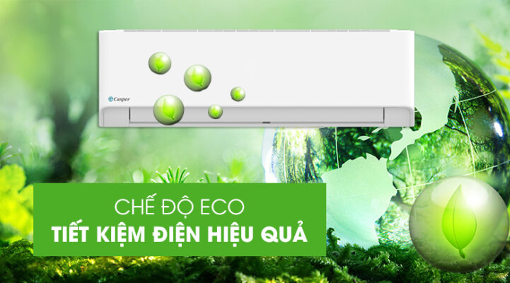 Tiết kiệm điện năng hiệu quả với chế độ Eco