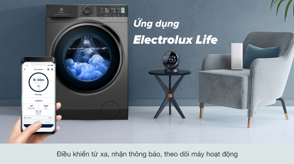 Ứng dụng Electrolux Life điều khiển máy giặt từ xa