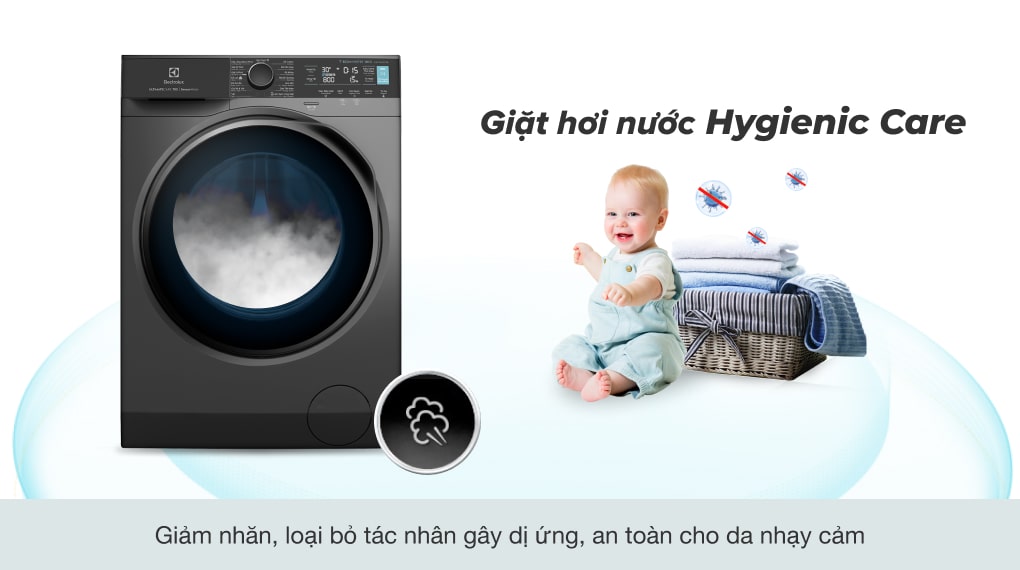 Công nghệ giặt hơi nước Hygienic Care - EWF9042R7SB