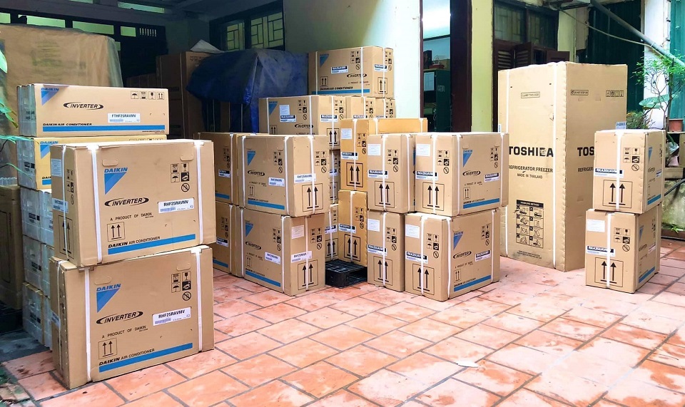 kho điều hoà âm trần 