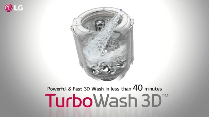 Công nghệ giặt 3D mạnh mẽ và nhanh chóng