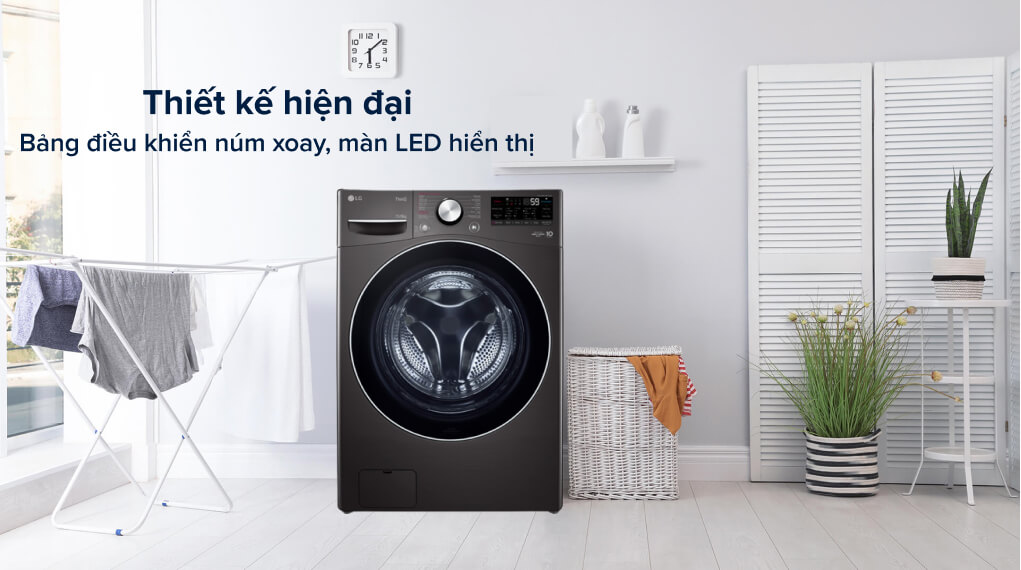 Thiết kế nổi bật của máy giặt LG FV1414S3P