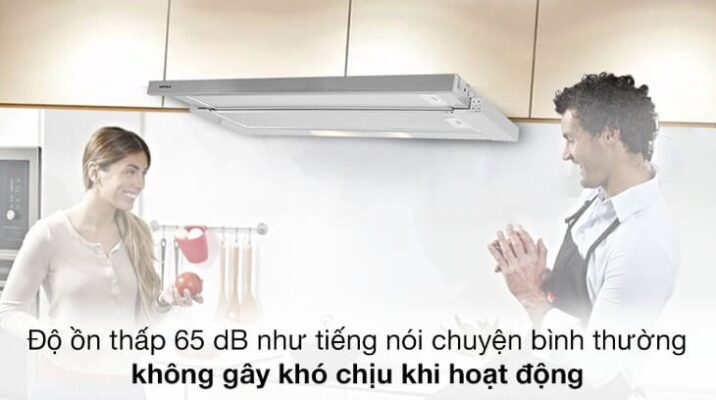 Hút mùi nhanh chóng, hiệu quả với độ ồn thấp