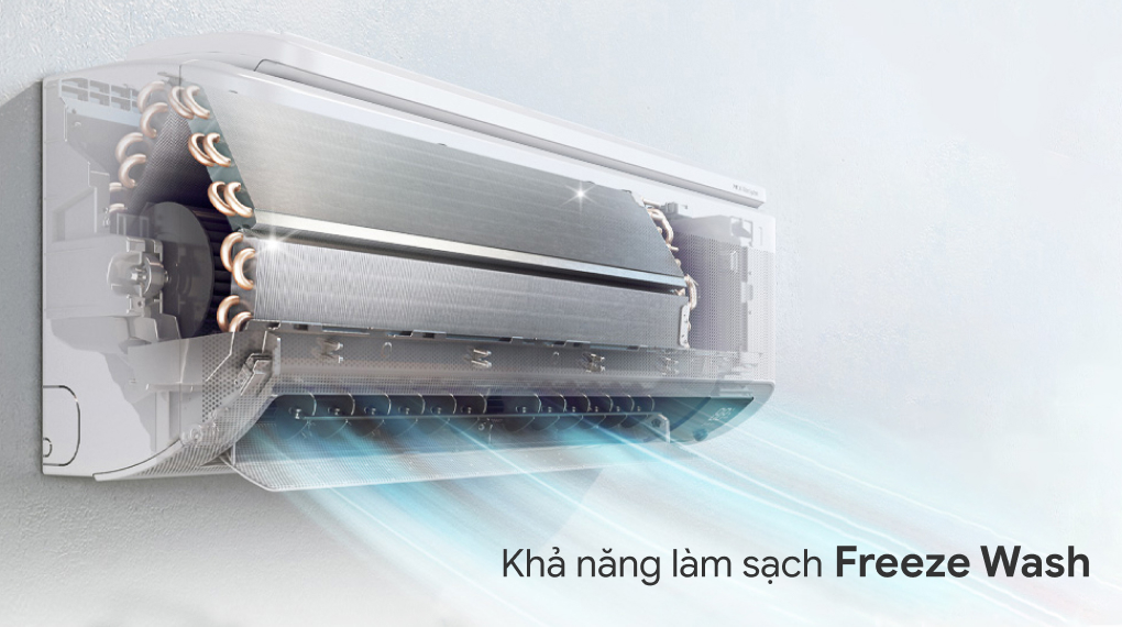 Điều hoà Samsung Inverter 1.5 HP AR13BYAAAWKNSV 4 Công nghệ làm sạch sâu Freeze Wash