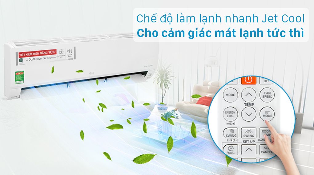 Điều hòa V24WIN với công nghệ Jet Cool