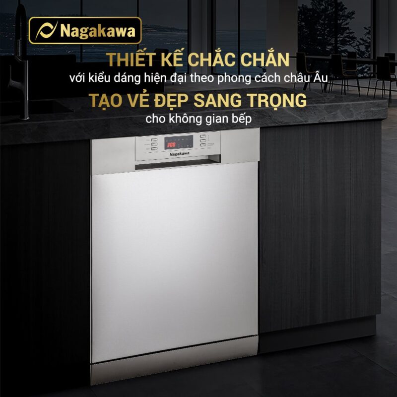 Máy rửa bát - máy rửa chén Nagakawa NAG3602M14 9 Về thiết kế