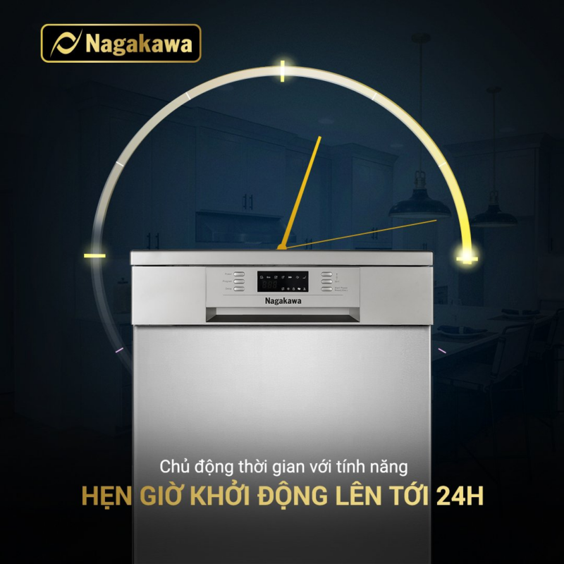 Máy rửa bát - máy rửa chén Nagakawa NAG3602M14 12 Về tính năng