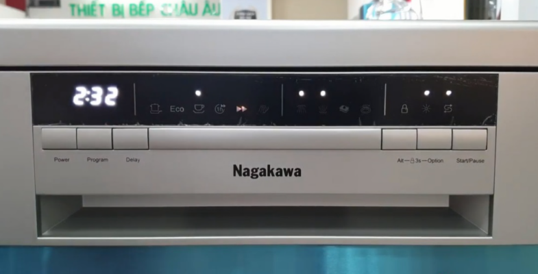 Máy rửa bát - máy rửa chén Nagakawa NAG3602M14 15 Các phím trên màn hình hiển thị