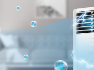 Điều hòa cây Gree GVC42AL-M6NNC7A 42000BTU 1 chiều 4 tinh nang 1548x500 turbo 1 2