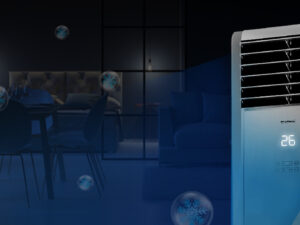 Điều hòa cây Gree GVC24AL-K6NNC7A 24000 BTU 1 chiều 8 tinh nang 1548x520 den led 1