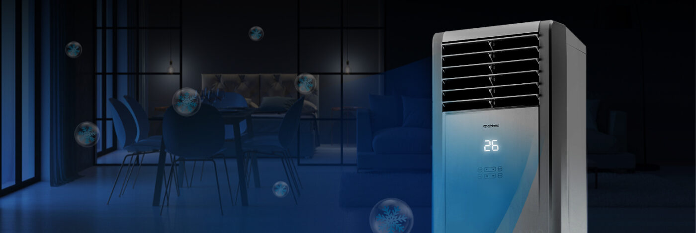 Điều hòa cây Gree GVC30AL-K6NNC7A 30000BTU 1 chiều 19 Điều hòa cây Gree GVC30AL-K6NNC7A có màn hình hiển thị nhiệt độ tiện lợi
