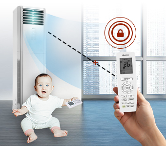 Điều hòa cây Gree GVC30AL-K6NNC7A 30000BTU 1 chiều 22 Chế độ khóa phím