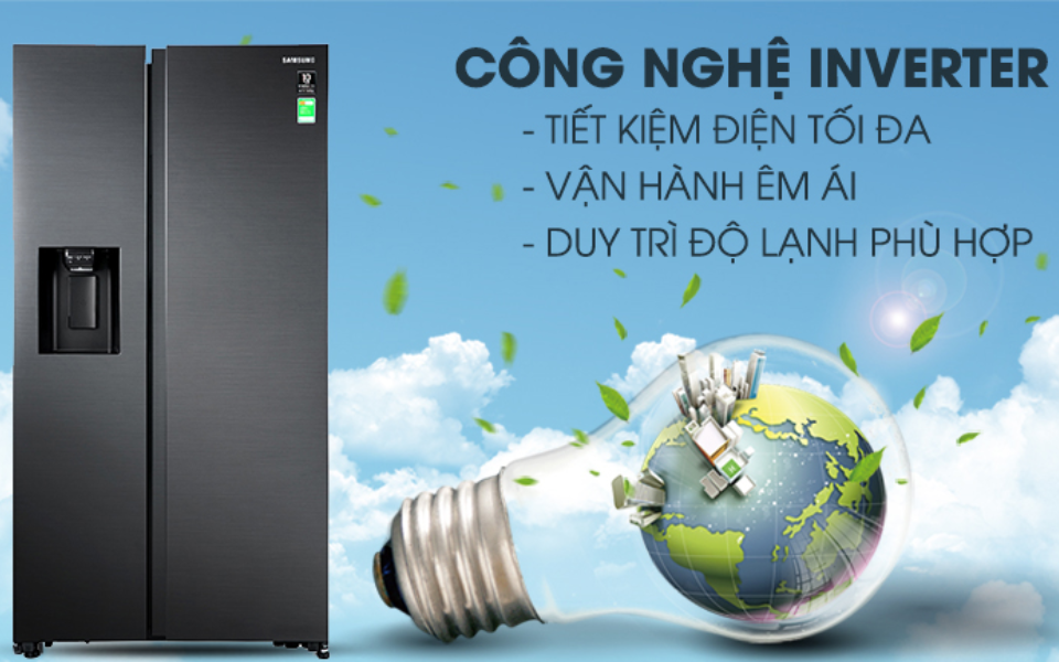 Tủ lạnh side by side Panasonic Inverter