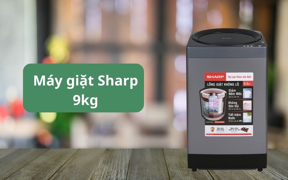 1 Máy giặt Sharp 9kg