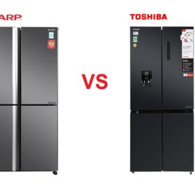 So sánh tủ lạnh Sharp và Toshiba: Nên mua Sharp hay Toshiba?