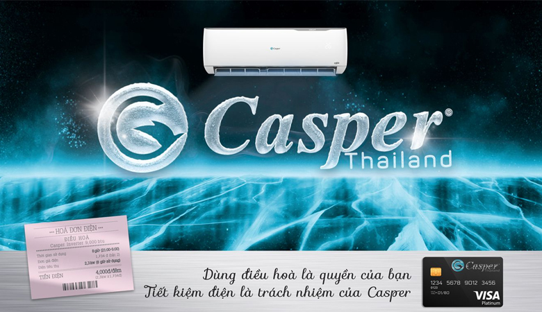Điều hòa Casper inverter tiết kiệm điện