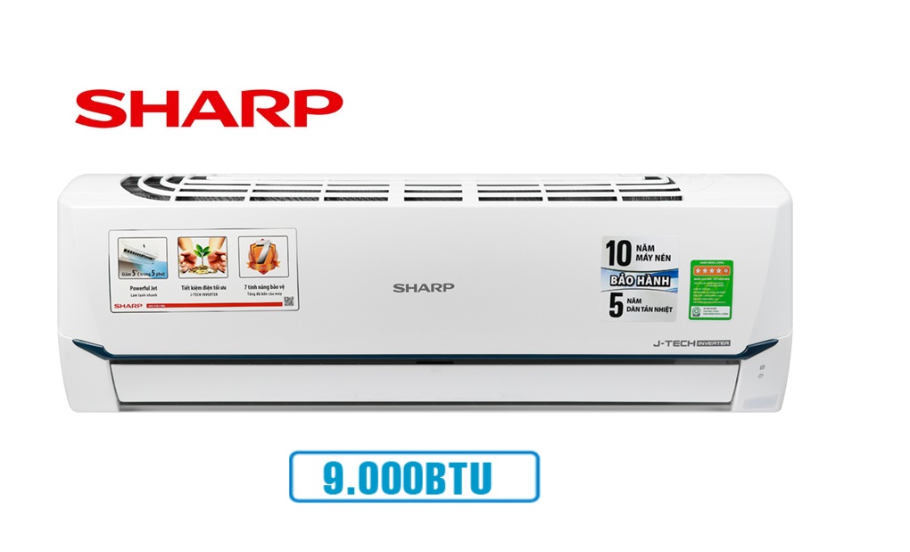 Điều hoà Sharp Inverter 1HP AH-X13ZEW 1 Điều hòa Sharp 9000 btu