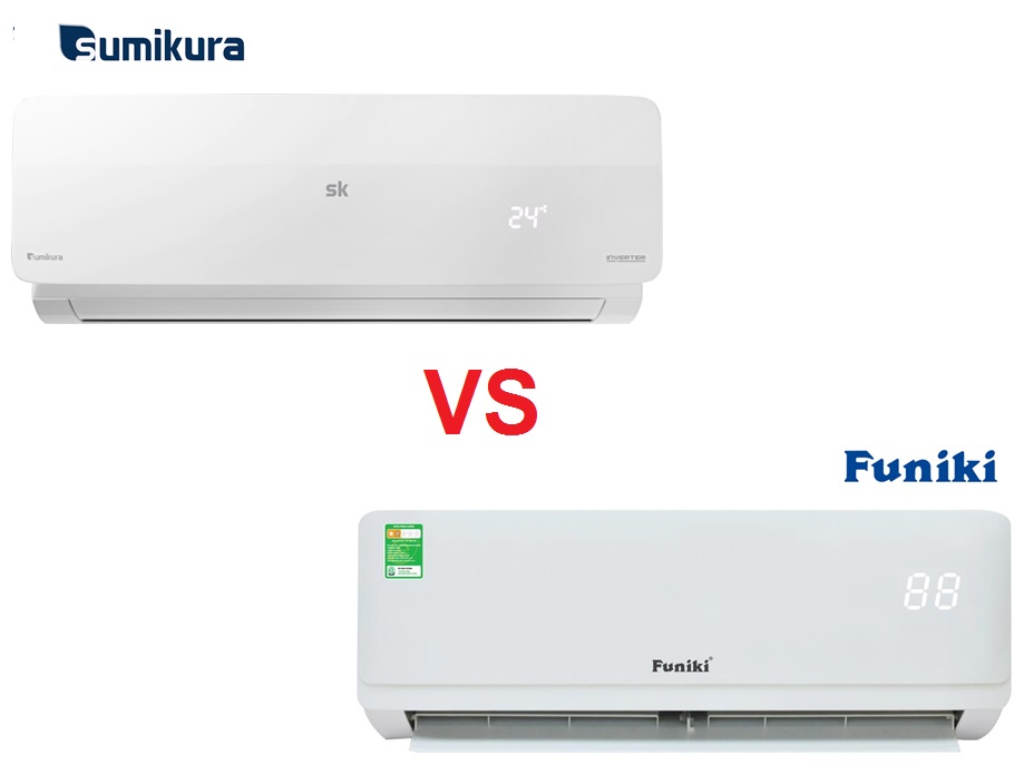 So sánh điều hoà Sumikura và Funiki: Nên mua điều hoà mikura hay Funiki