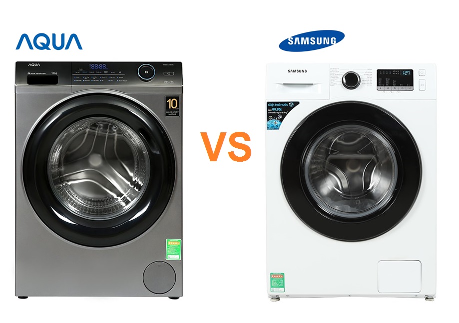 So sánh máy giặt Aqua và Samsung: Nên mua máy giặt Aqua hay Samsung?