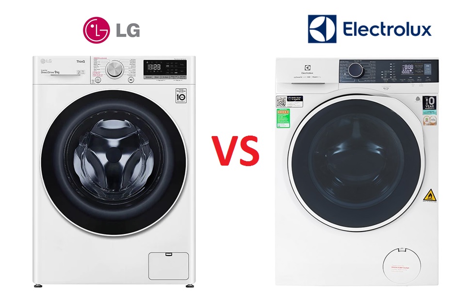 So sánh máy giặt LG và Electrolux: Nên mua máy giặt LG hay Electrolux? 